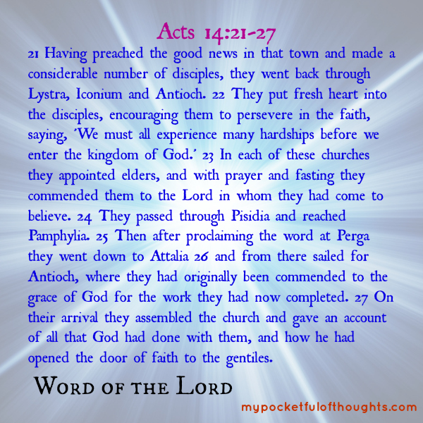 Acts 14:21-27