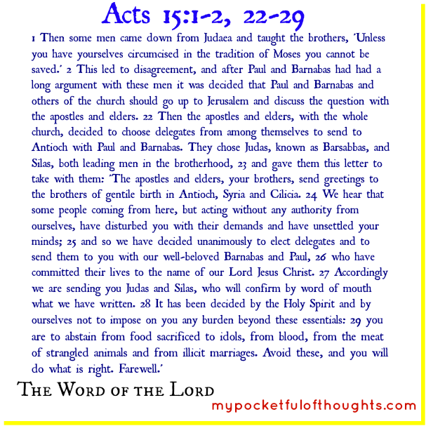Acts 15:1-2, 22-29