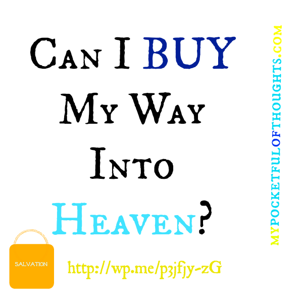 can i buy salvation?