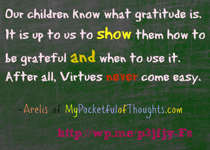 teaching gratitude to children
