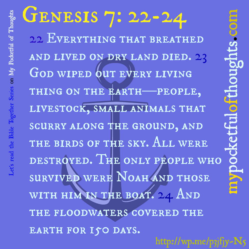 Genesis 7:22-24