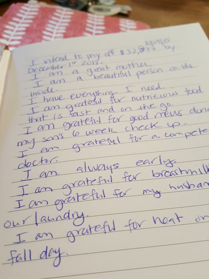 the gratitude journal challenge on My Pocketful of THoughts by Arelis CIntron Dias